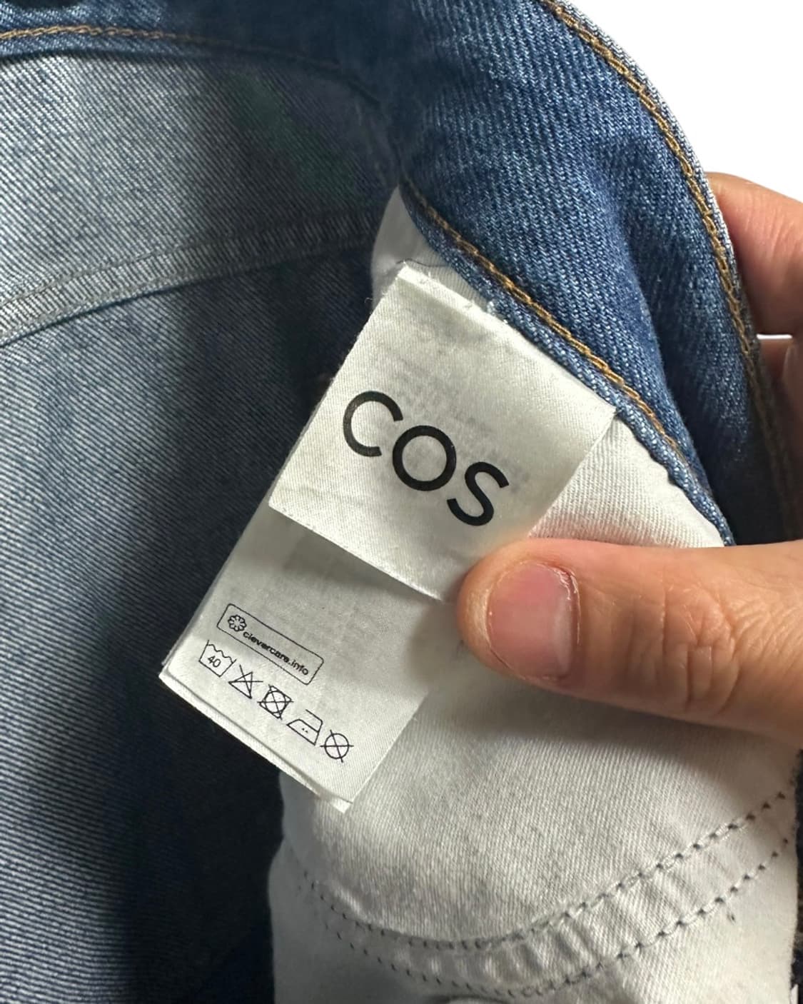 코스(COS) 루즈 스트레이트 핏 워싱 데님팬츠 31size 상품이미지7