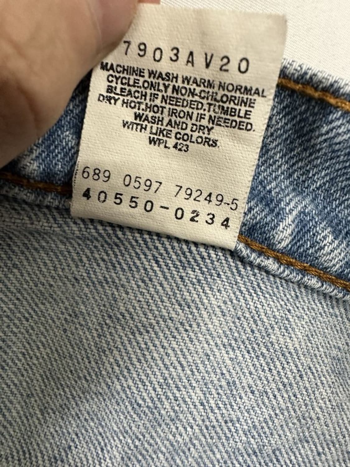 [W36L30] LEVI'S 리바이스550 90s 빈티지오렌지탭 상품이미지8