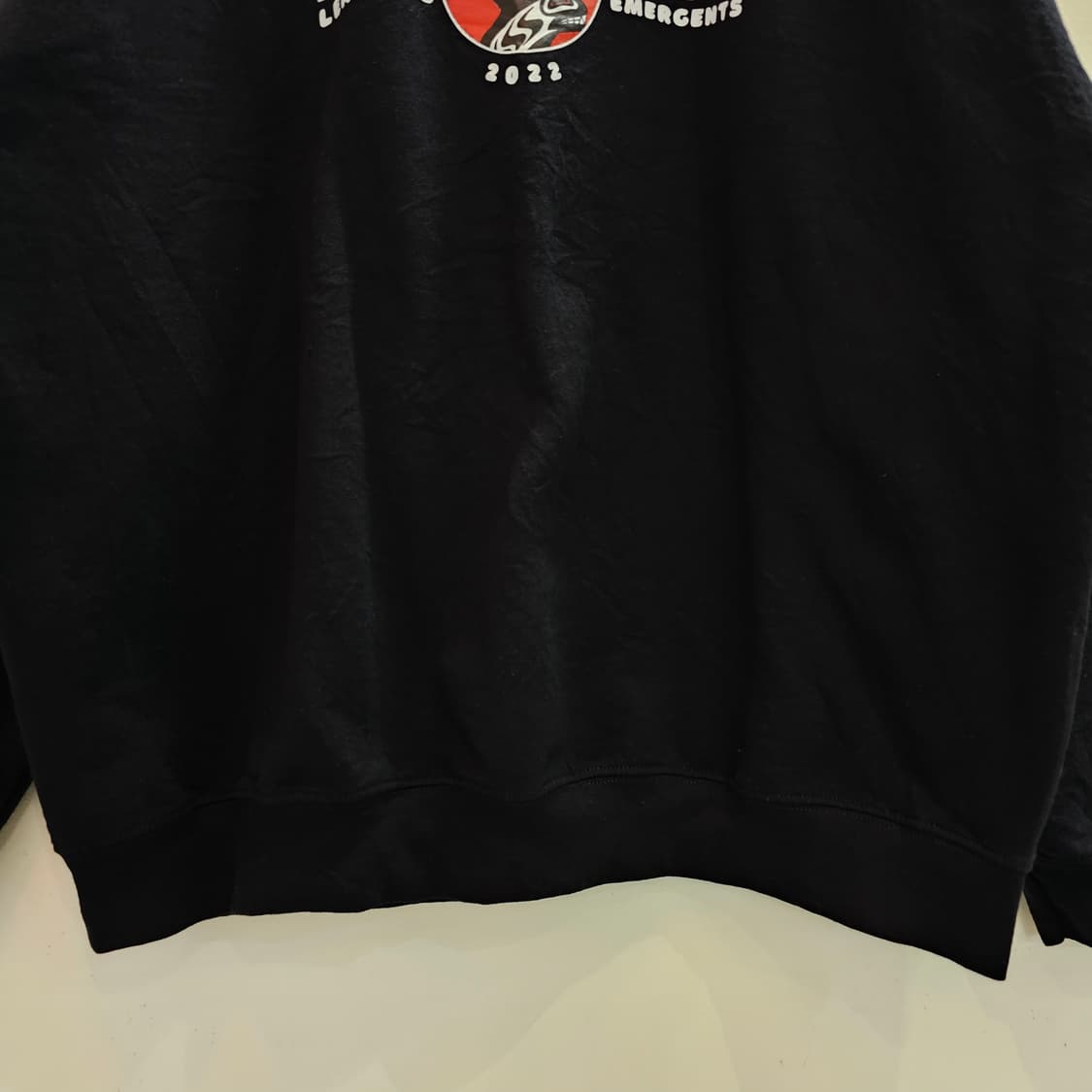 길단 블랙 맨투맨 기모 스웻셔츠  상품이미지3