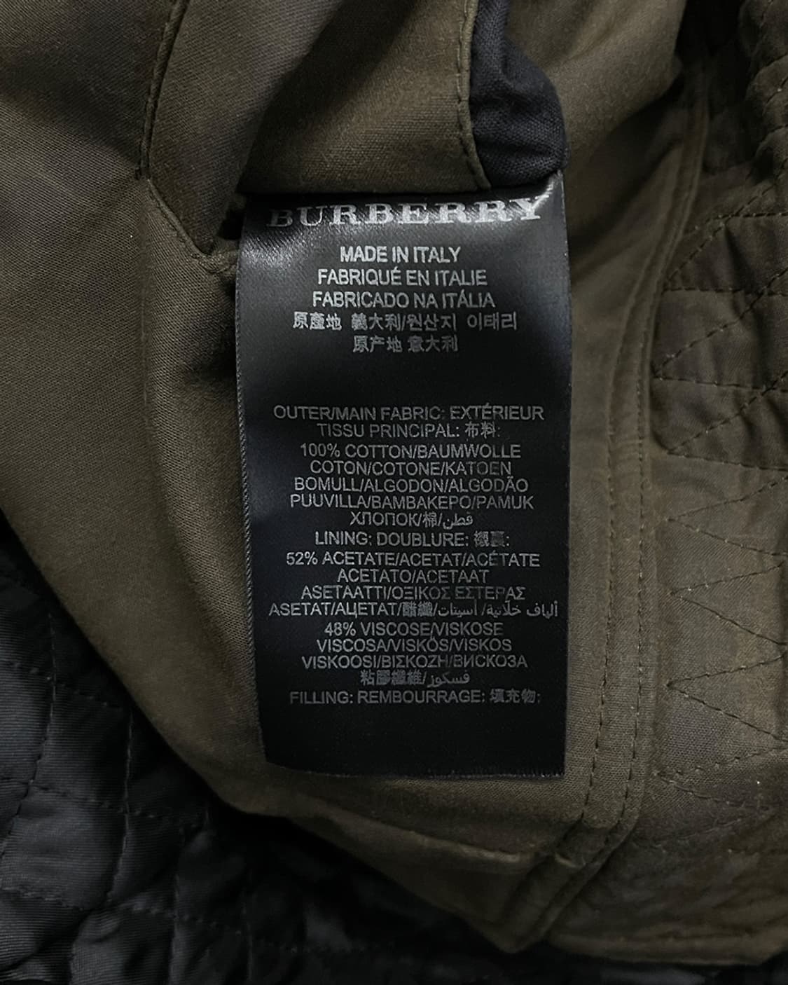 버버리 프로섬 12AW 왁스 M-65 필드 자켓 상품이미지10