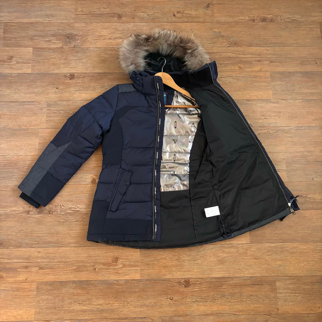 쉐펠 아웃도어 여성 95 다운 패딩 점퍼 라쿤 후드 모자  상품이미지1