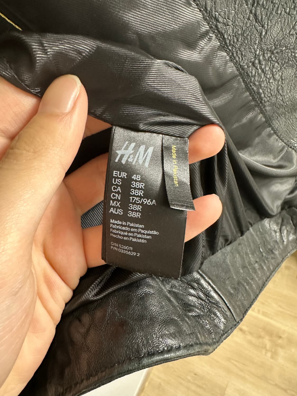 발망 h&m 라이더자켓 상품이미지5