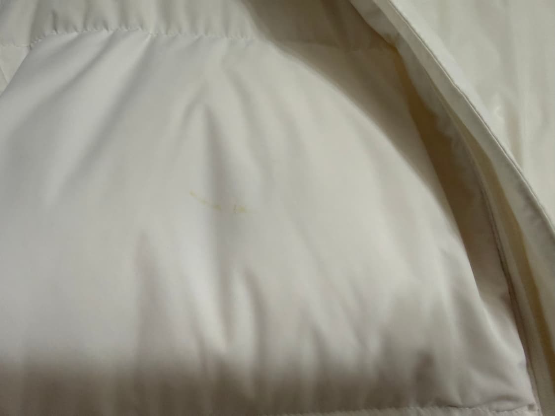 MLB 베이직 메가로고 후드 롱패딩 화이트 라지 상품이미지9