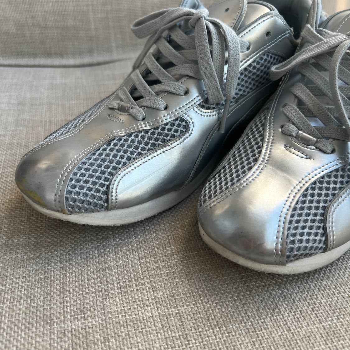 야세 스파이더 레더 스니커즈 상품이미지4