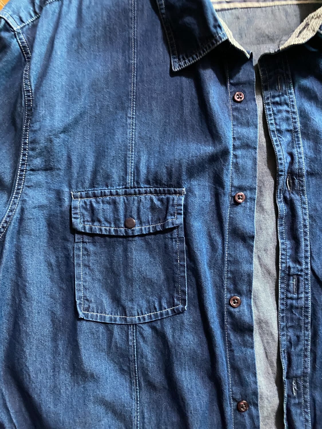 ZARA MAN 데님 셔츠 XL (105) 상품이미지3