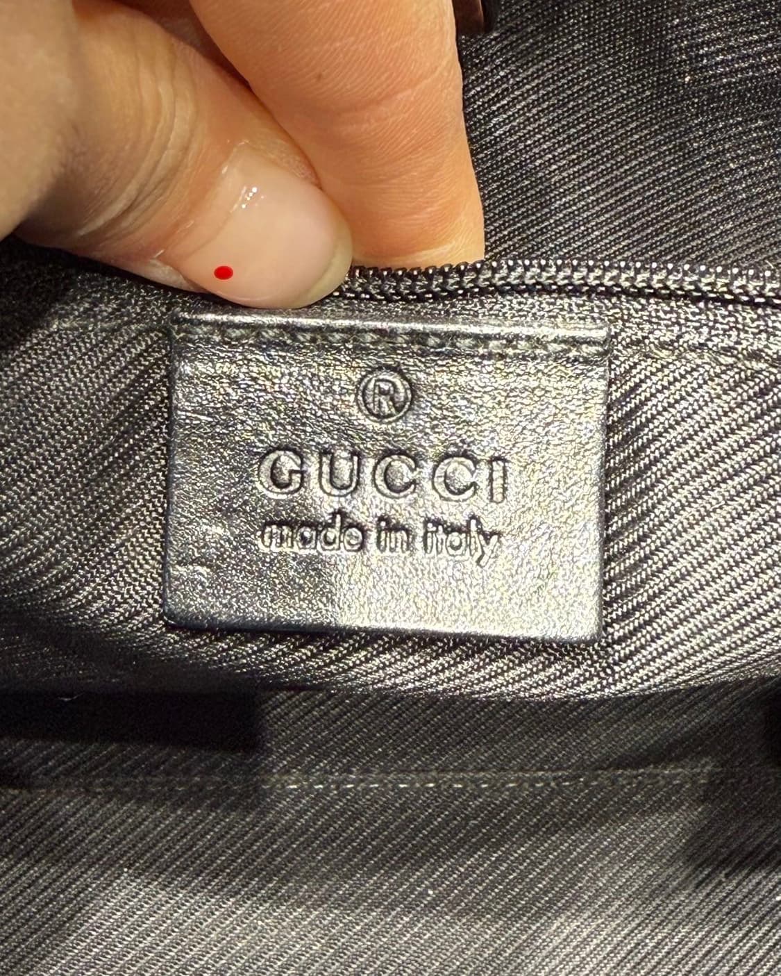 구찌 블랙 재키 GG 캔버스 원 숄더백 상품이미지7