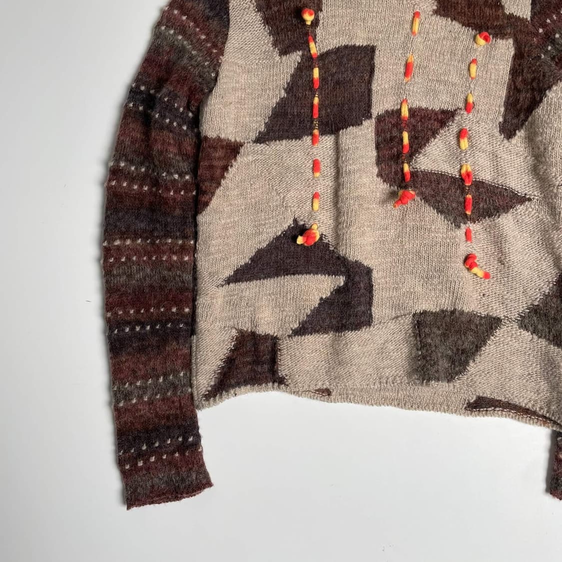 i+mu 스트링 셔링 울 블렌드 터틀넥 니트  상품이미지4