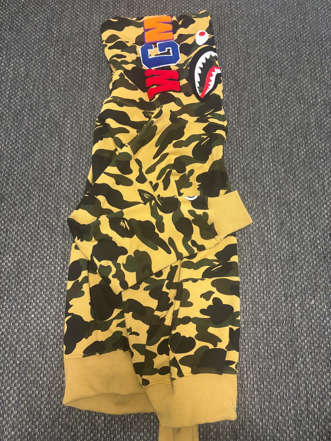 베이프 샤크 후드 카모 XL 상품이미지2