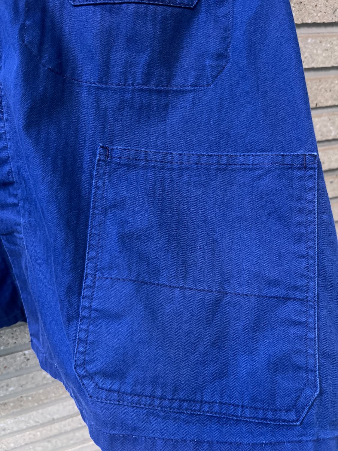 [XL]90's 3포켓 HBT 프렌치 워크 자켓 상품이미지4