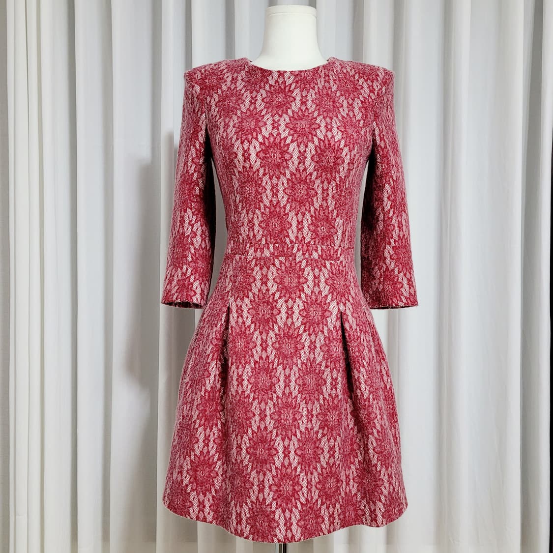 마쥬 maje 레이스 부클 원피스 (44-55) 상태최상/1회착 상품이미지1