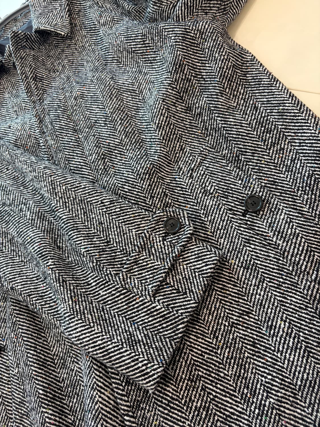 피노마레 도네갈 트위드 발마칸 코트 L(105) 상품이미지10