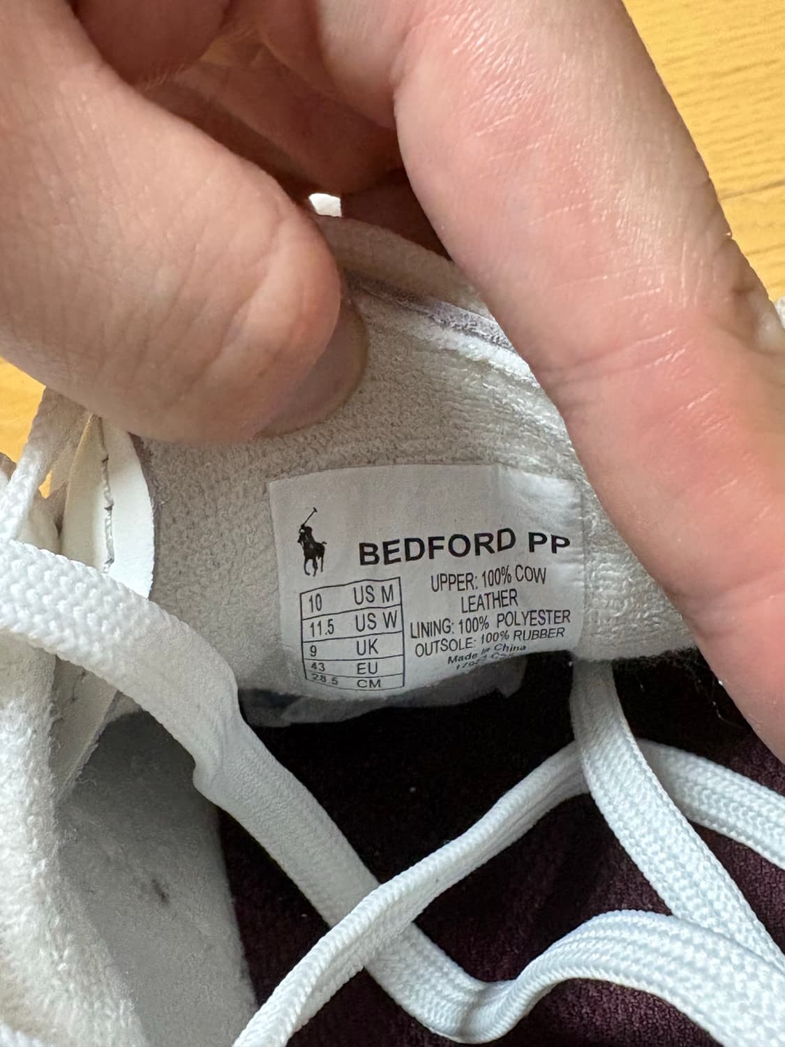 폴로 랄프로렌 베드포드 버건디 285 상품이미지5