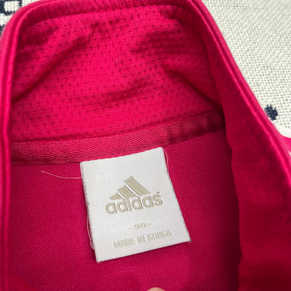 아디다스 로고 삼선 져지 자켓 상품이미지9