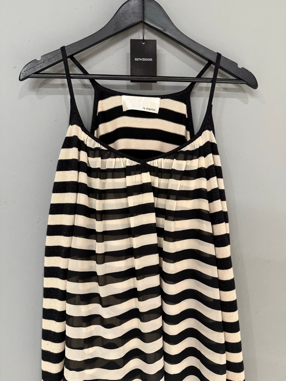 kawaii stripe pattern sleeveless 상품이미지5