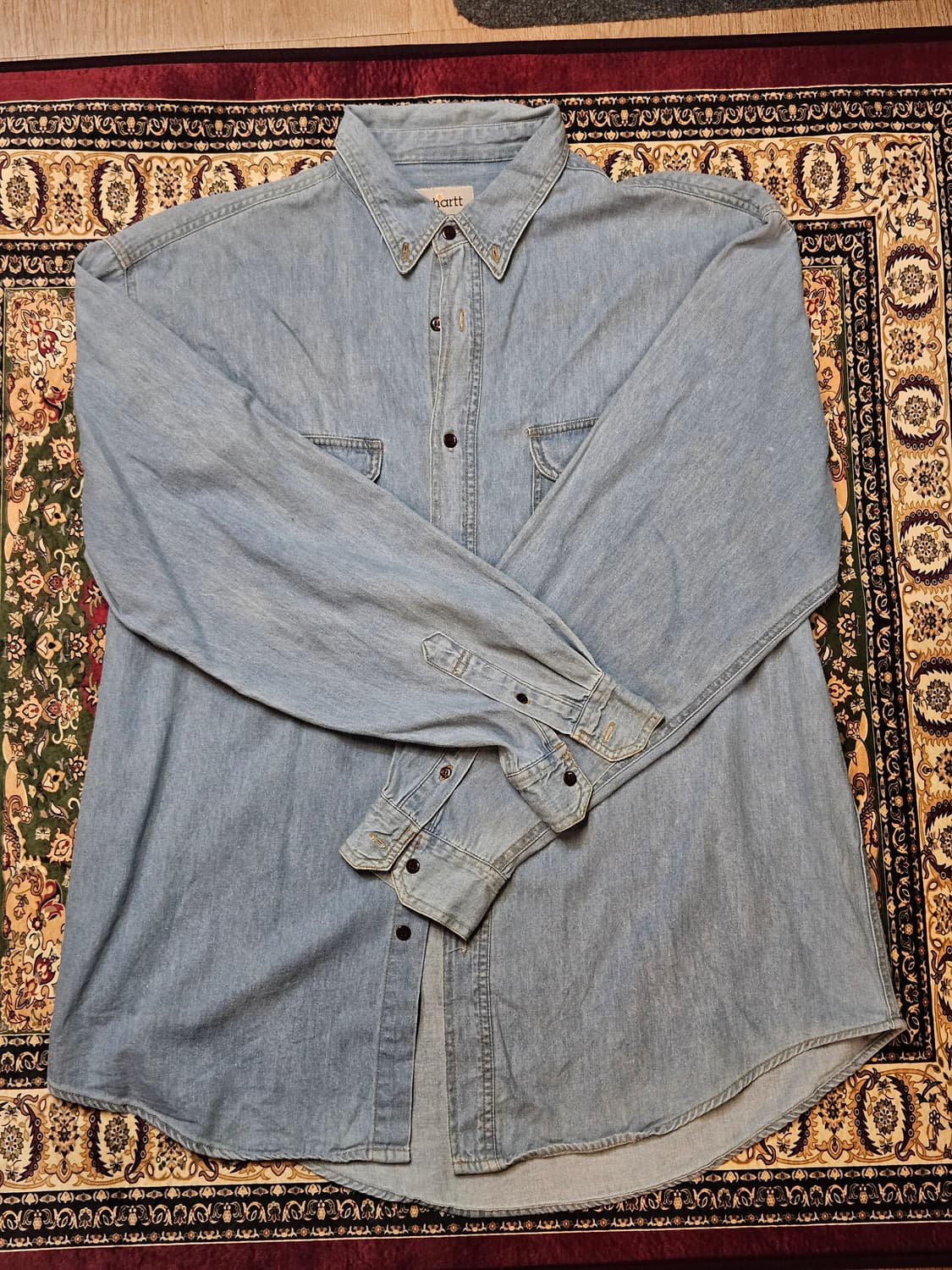Carhartt Denim Shirt (Light Blue) 상품이미지2