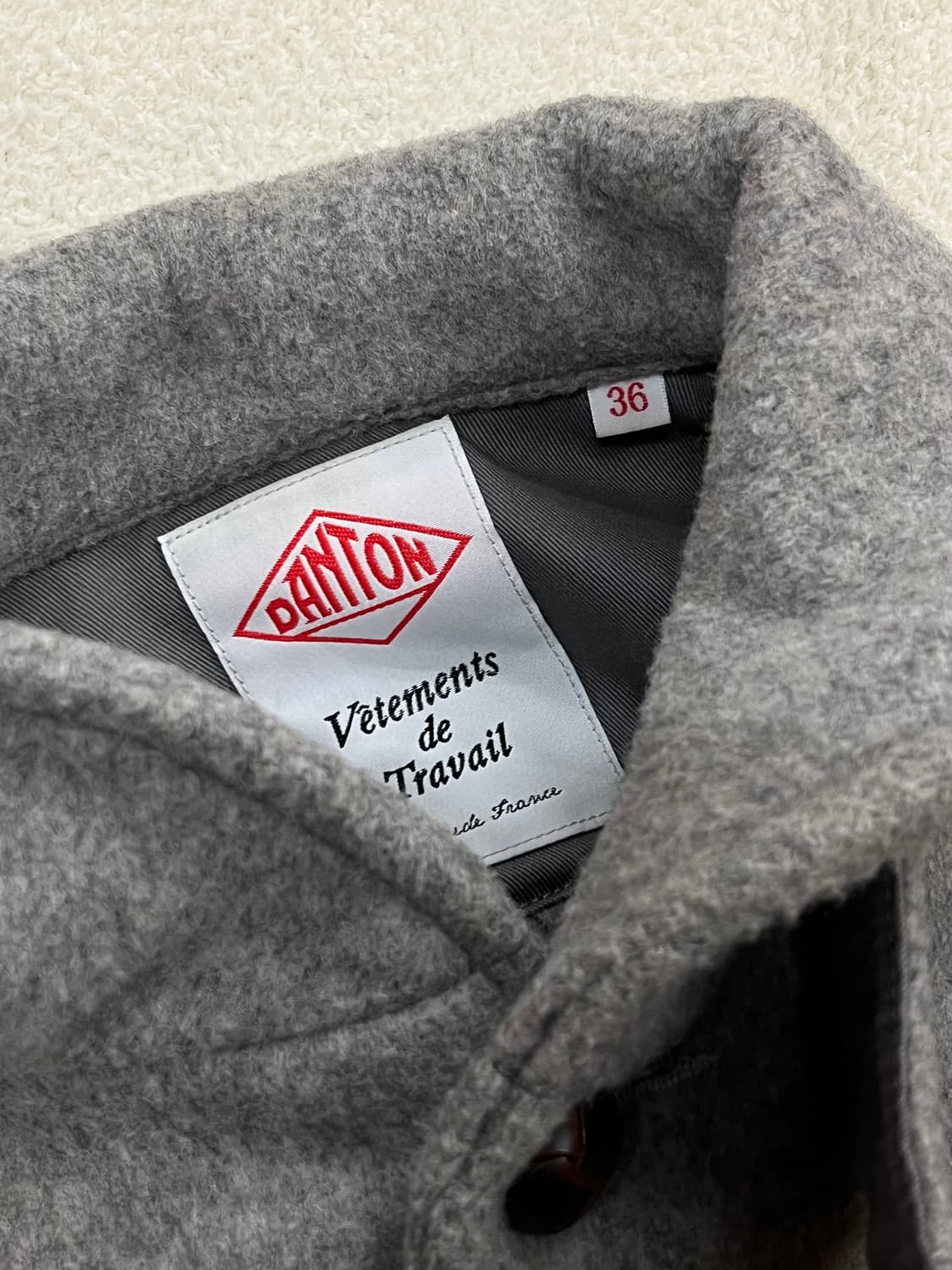 단톤 울 코트 그레이 36 상품이미지3