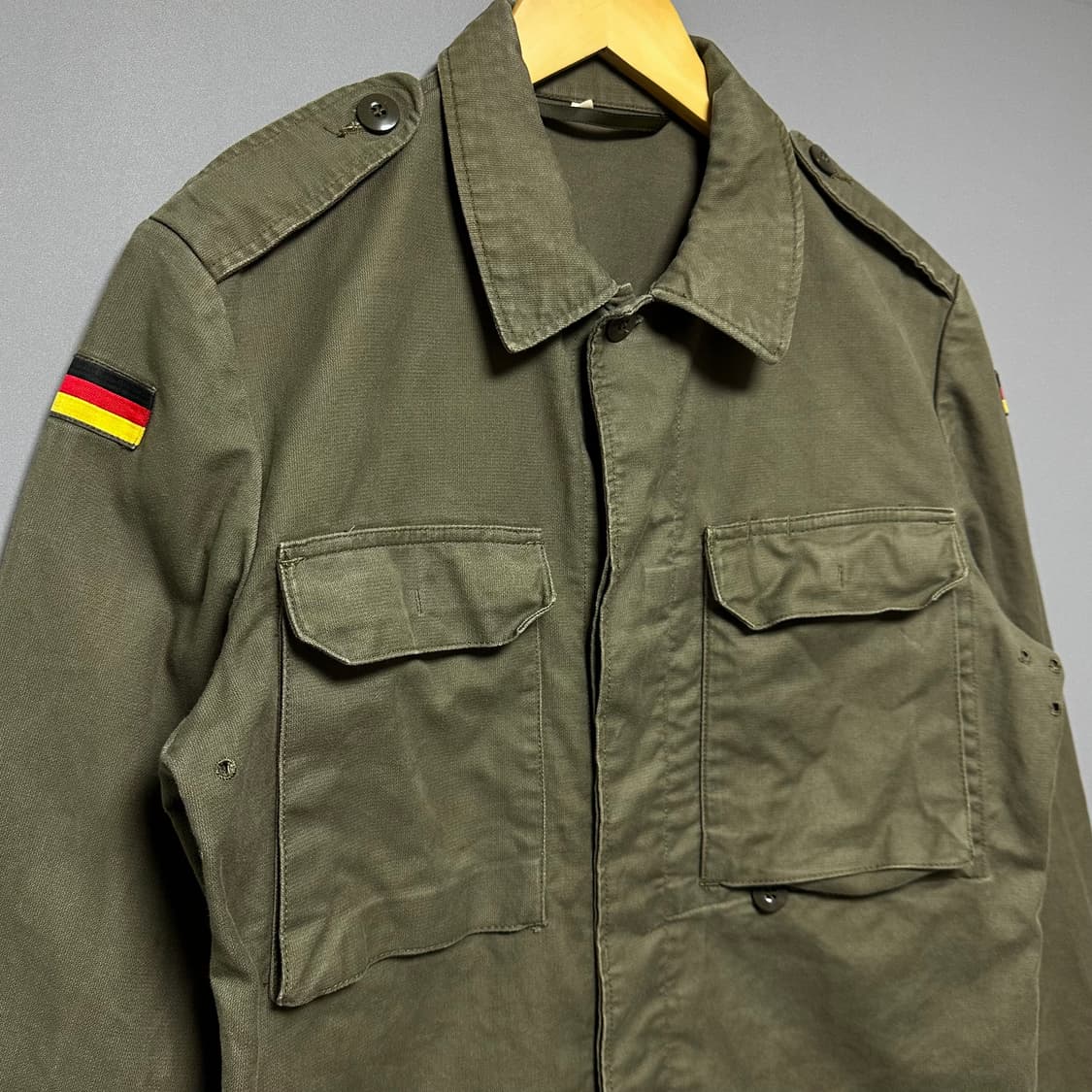 [L]독일군 밀리터리 몰스킨 컴뱃 셔츠 상품이미지3
