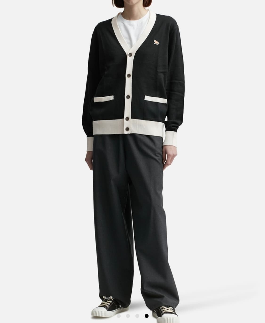 메종 키츠네 베이비 폭스 패치 가디건 xxs 새상품 상품이미지3