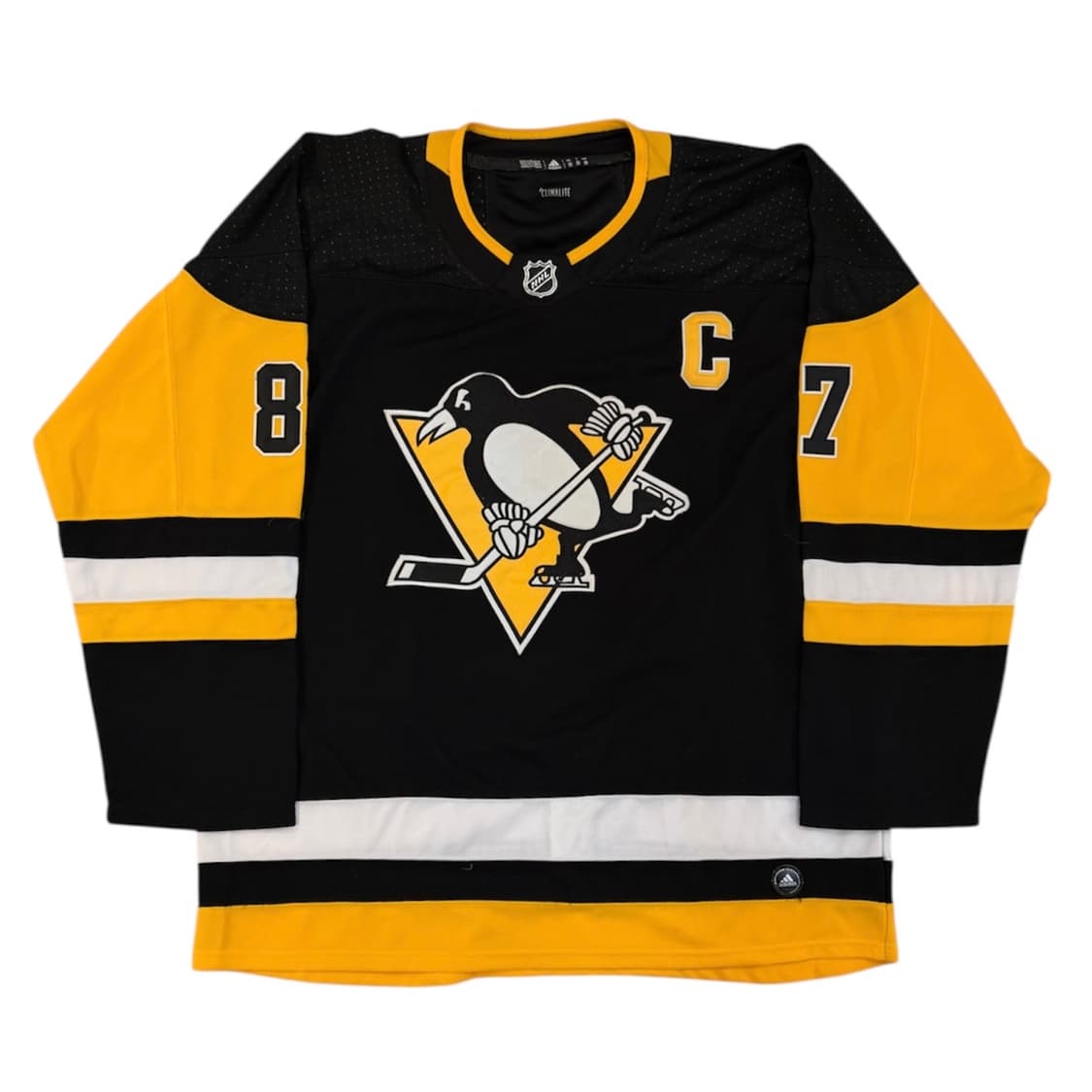 아디다스 NHL 피츠버그 펭귄스 CROSSBY 하키 긴팔 유니폼 상품이미지1