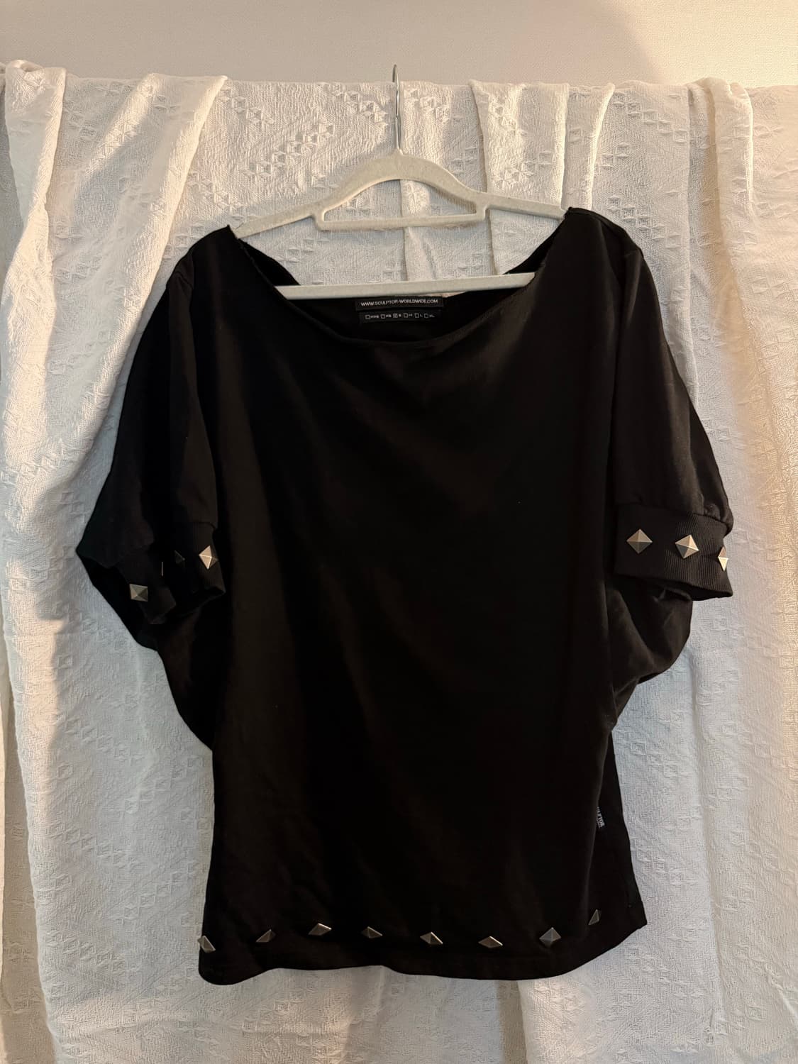 스컬프터  Stud Half Sleeve Sweatshirt 상품이미지1