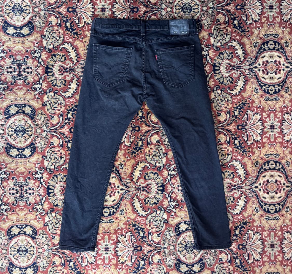 빈티지 리바이스 512 블랙 진 데님 34 (683) 상품이미지2