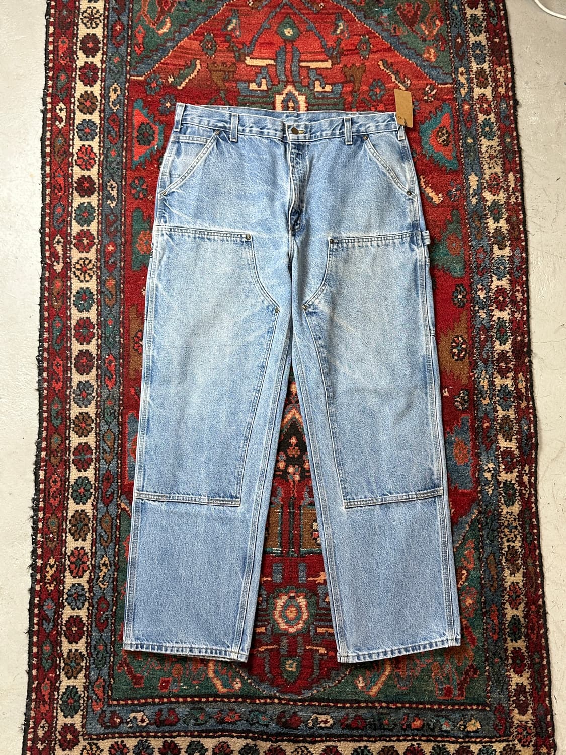 OG 칼하트 데님 더블니 팬츠 칼하트 B73 썩블니 상품이미지1