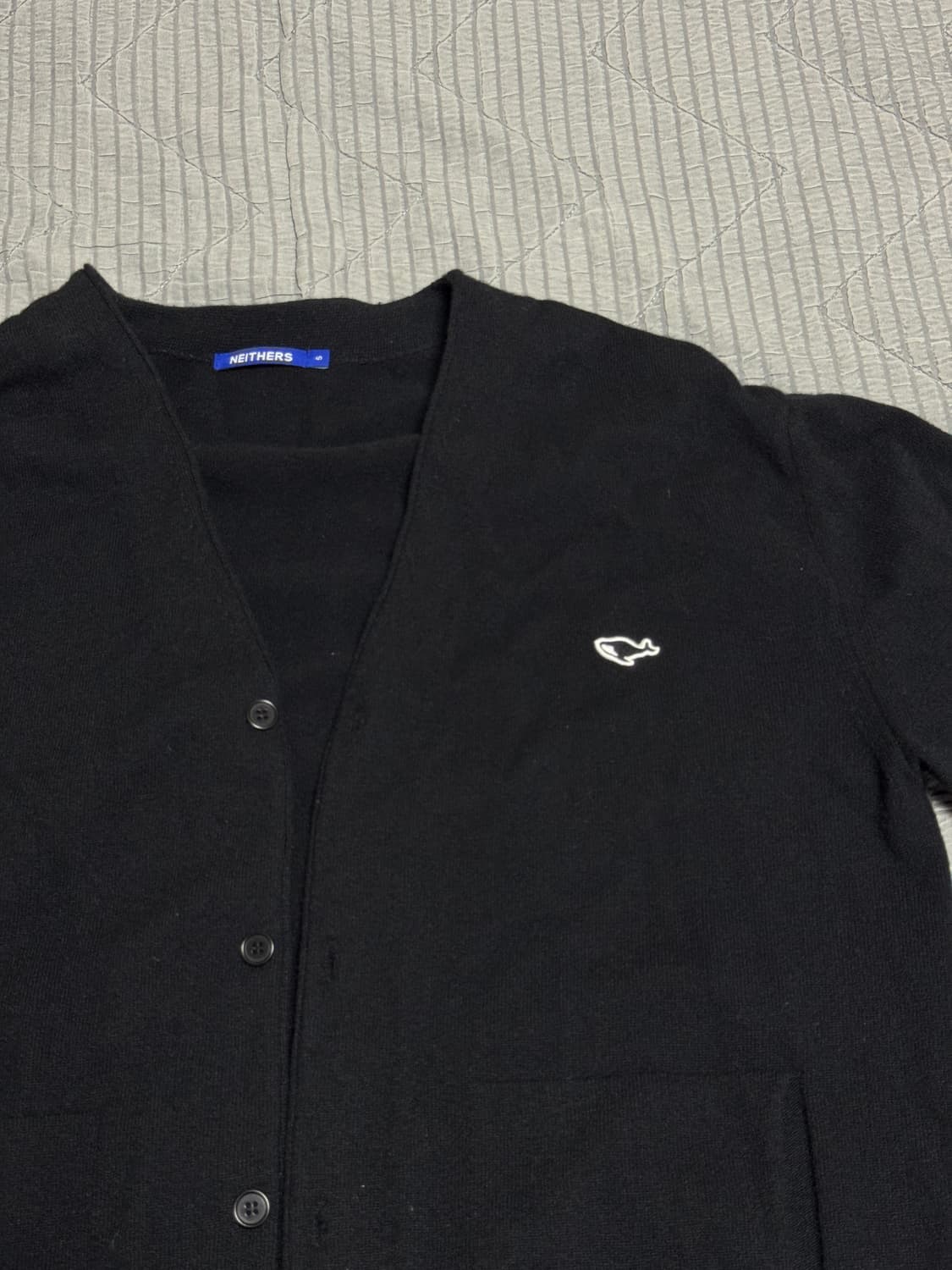 네이더스 메리노울 가디건 블랙 5사이즈 상품이미지3