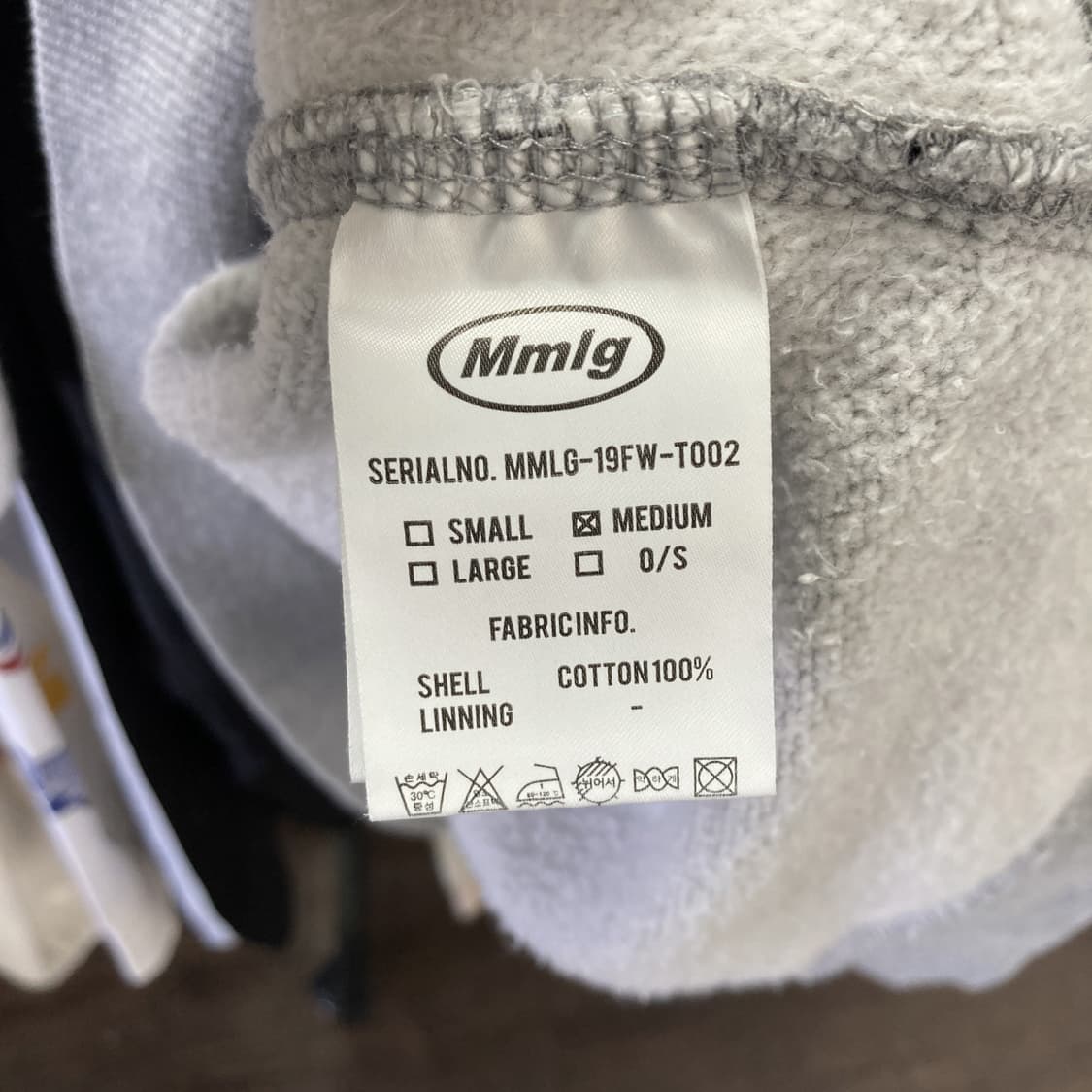Mmlg 오버핏후디 그레이 M 상품이미지5