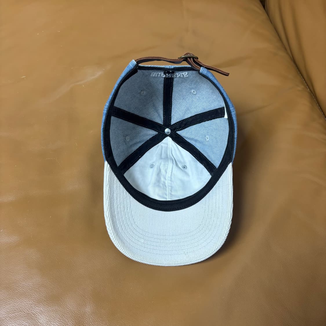 Supreme 슈프림 워시드 투톤 데님 S로고 6패널 볼캡 모자 상품이미지6