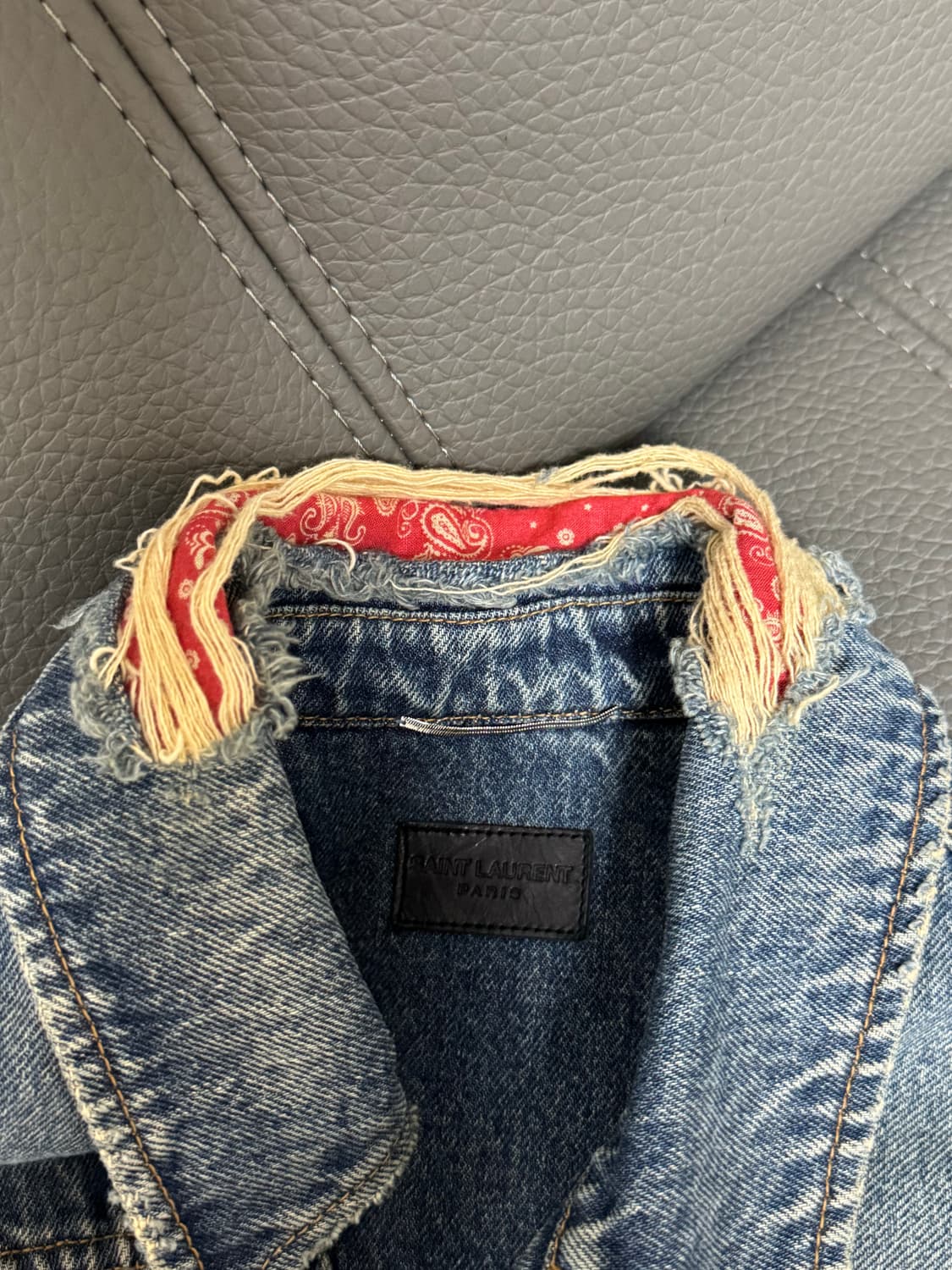 생로랑 반다나 데님 자켓 상품이미지2