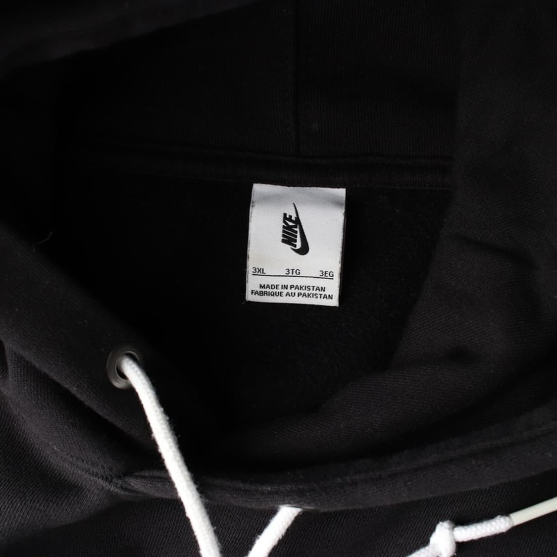 나이키 블랙 스몰 스우시 오버핏 후드티 3XL 상품이미지5