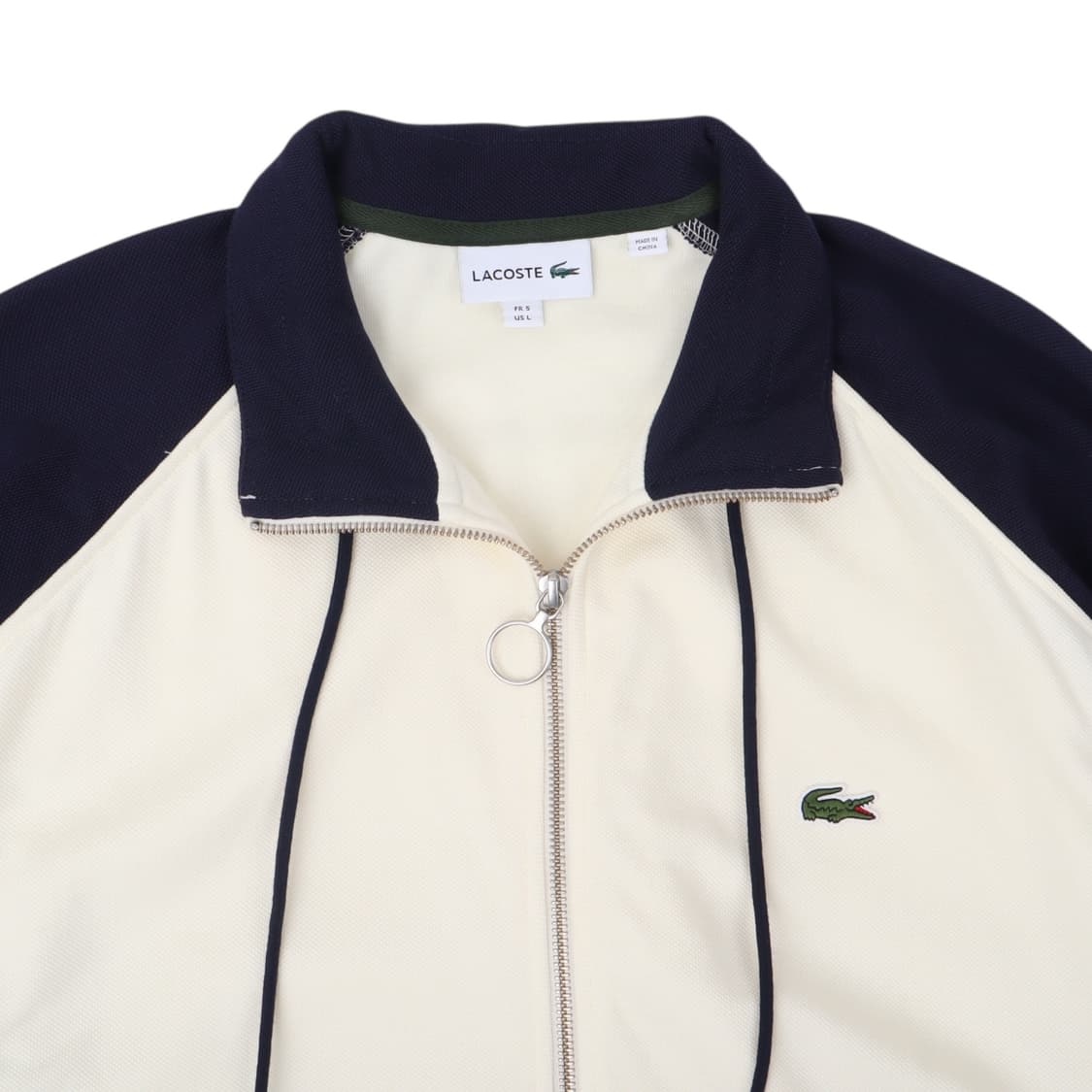 라코스테 배색 코튼 집업 자켓 상품이미지2
