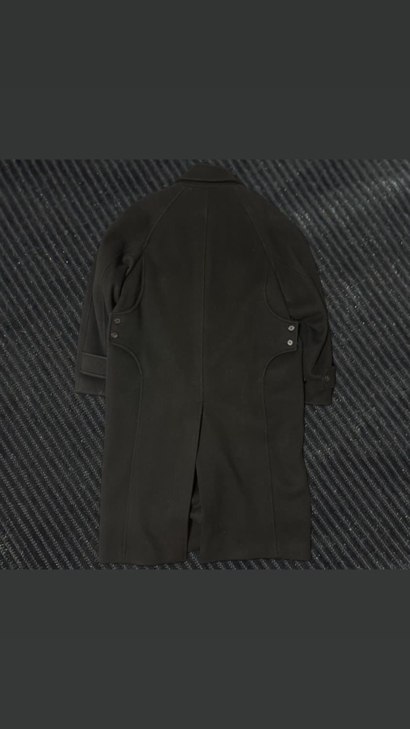 인사일런스 블랙 발마칸 롱코트 상품이미지2