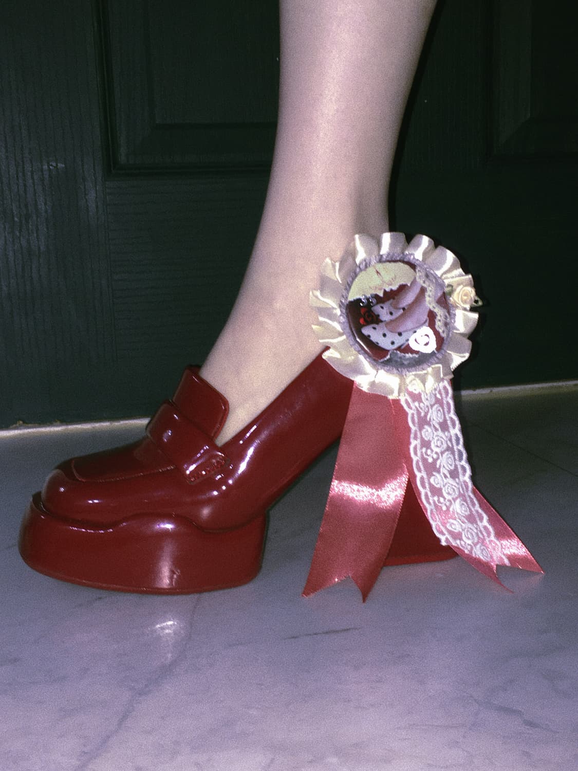 👠💋로제트뱃지 상품이미지1