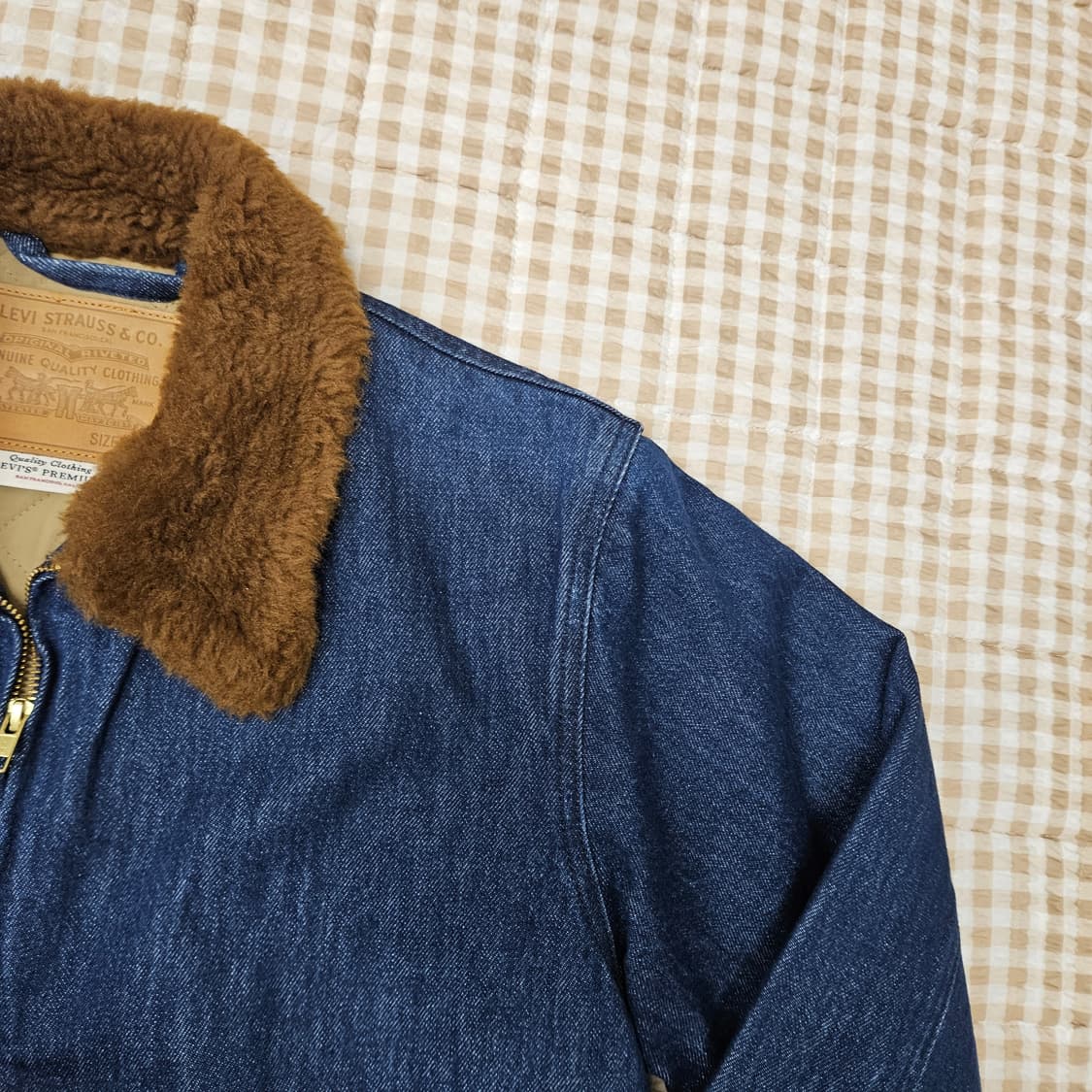 미착용 리바이스 데님 봄버 집업자켓 남자100 상품이미지4
