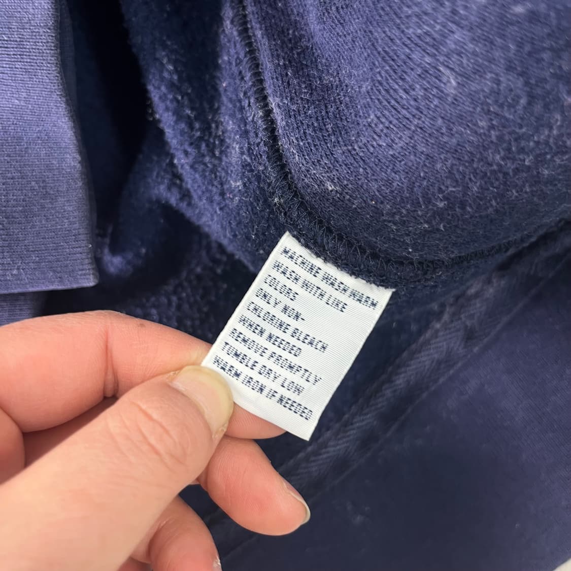 110 폴로랄프로렌 와플 네이비 후드집업 상품이미지6