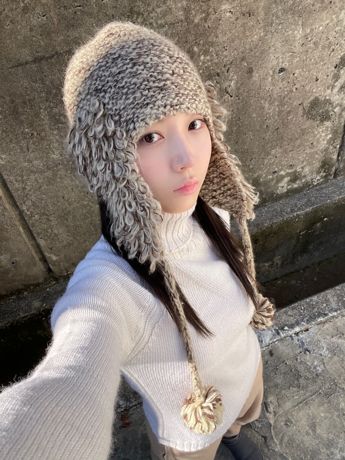 vintage earmuff fur hat / F 상품이미지4