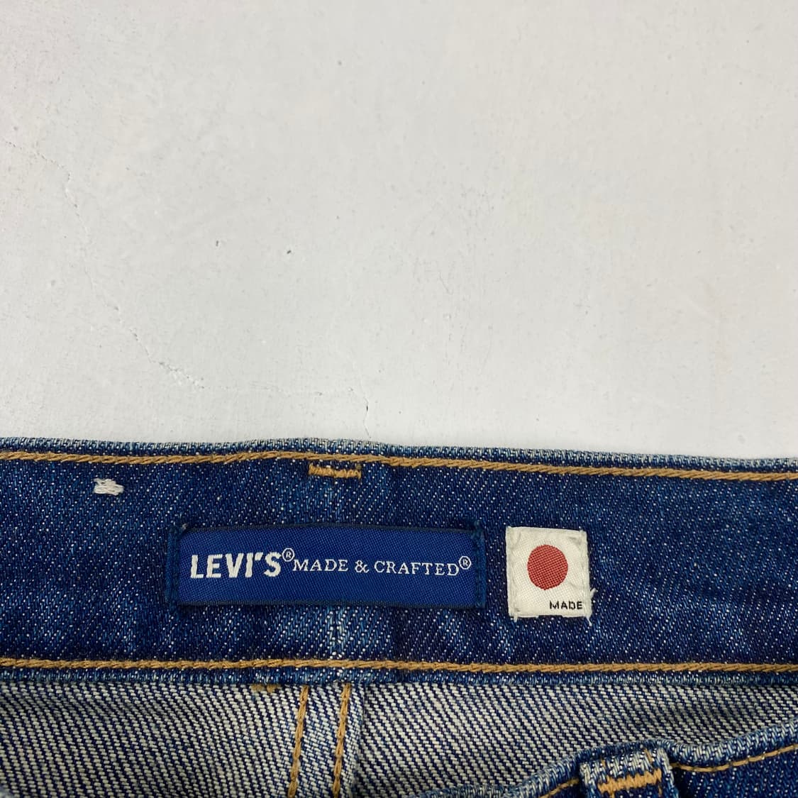 리바이스 502 빅E 재팬 메이드 블루탭 셀비지 데님 진 (32) 상품이미지8