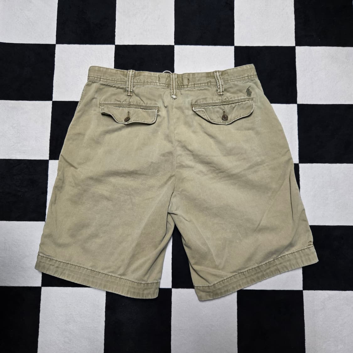 32 폴로랄프로렌 빈티지 하프 쇼츠 카키 상품이미지5
