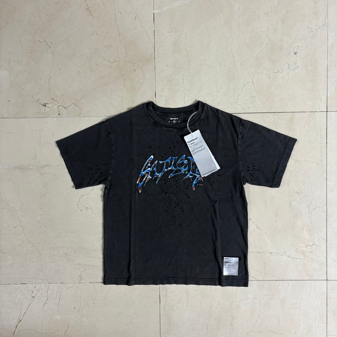 Satisfy Mothtech T-Shirt Aged Black 상품이미지1