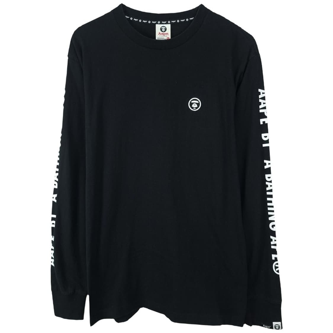 [베이프 에이프] 프린팅 롱슬리브 긴팔티 블랙 P01436 상품이미지2