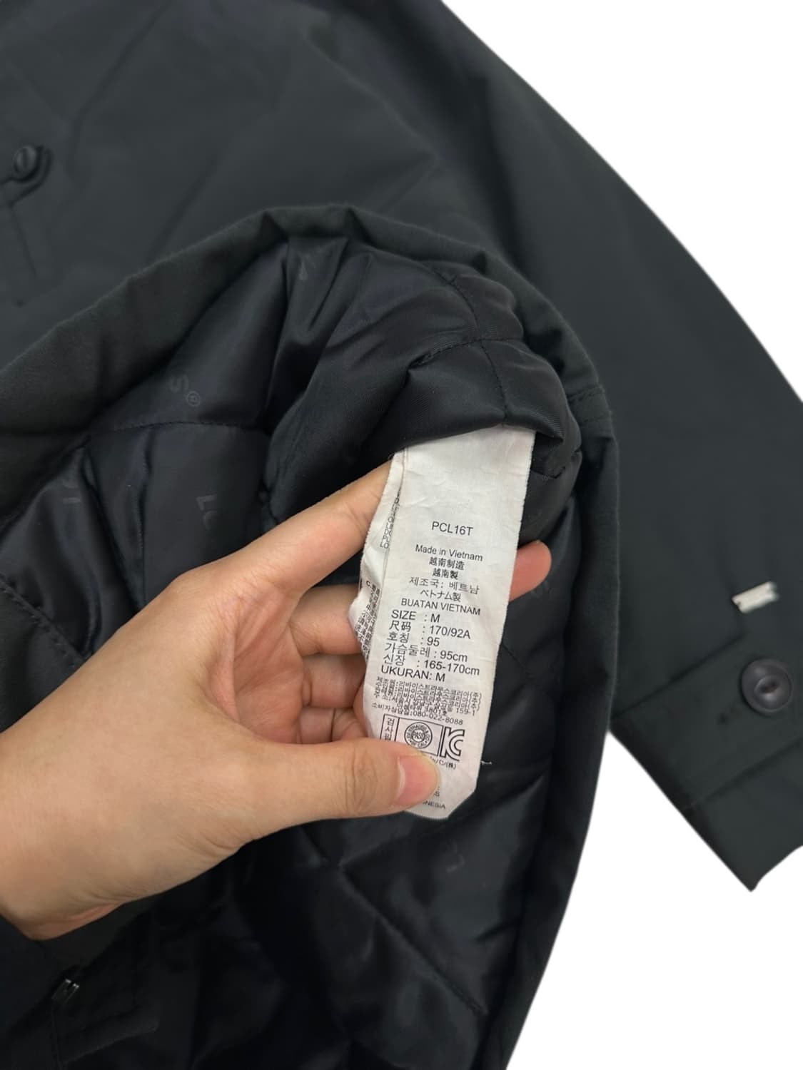 리바이스 야상 패딩 웜차콜 (M~L) 상품이미지8