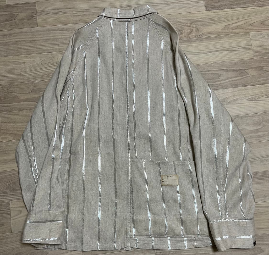 (KAPITAL)캐피탈 린넨 스트라이프 커버올 자켓 상품이미지4