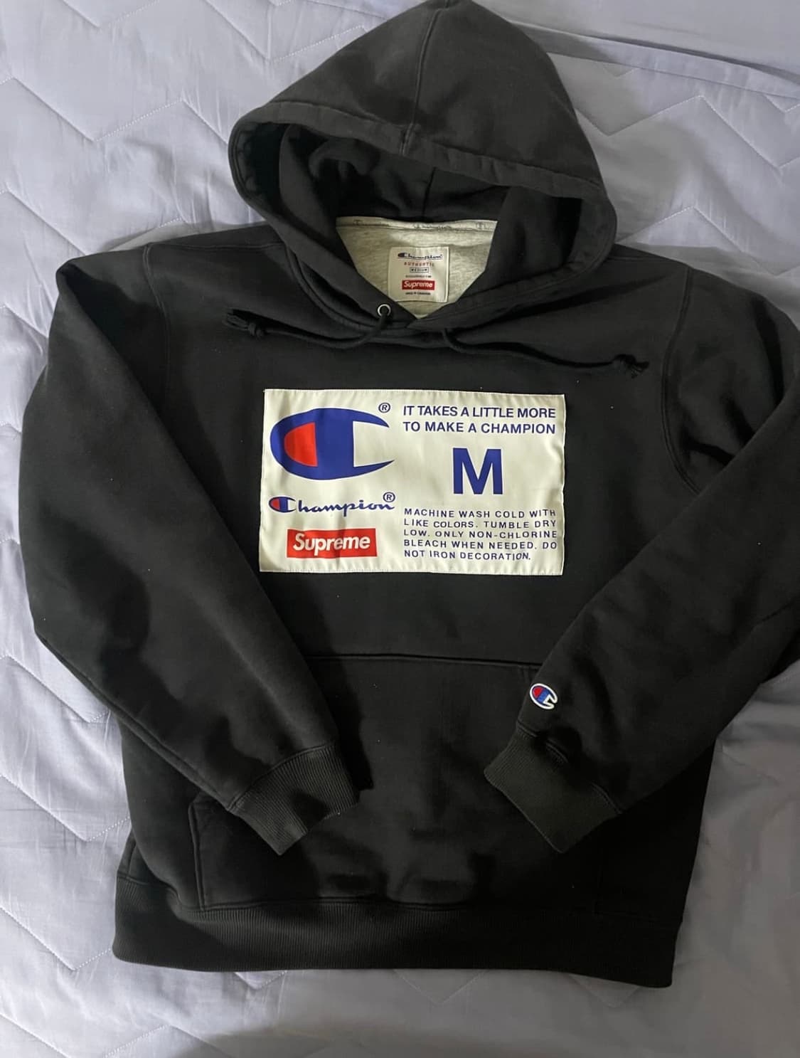 챔피언 슈프림 18FW 후드티 상품이미지1