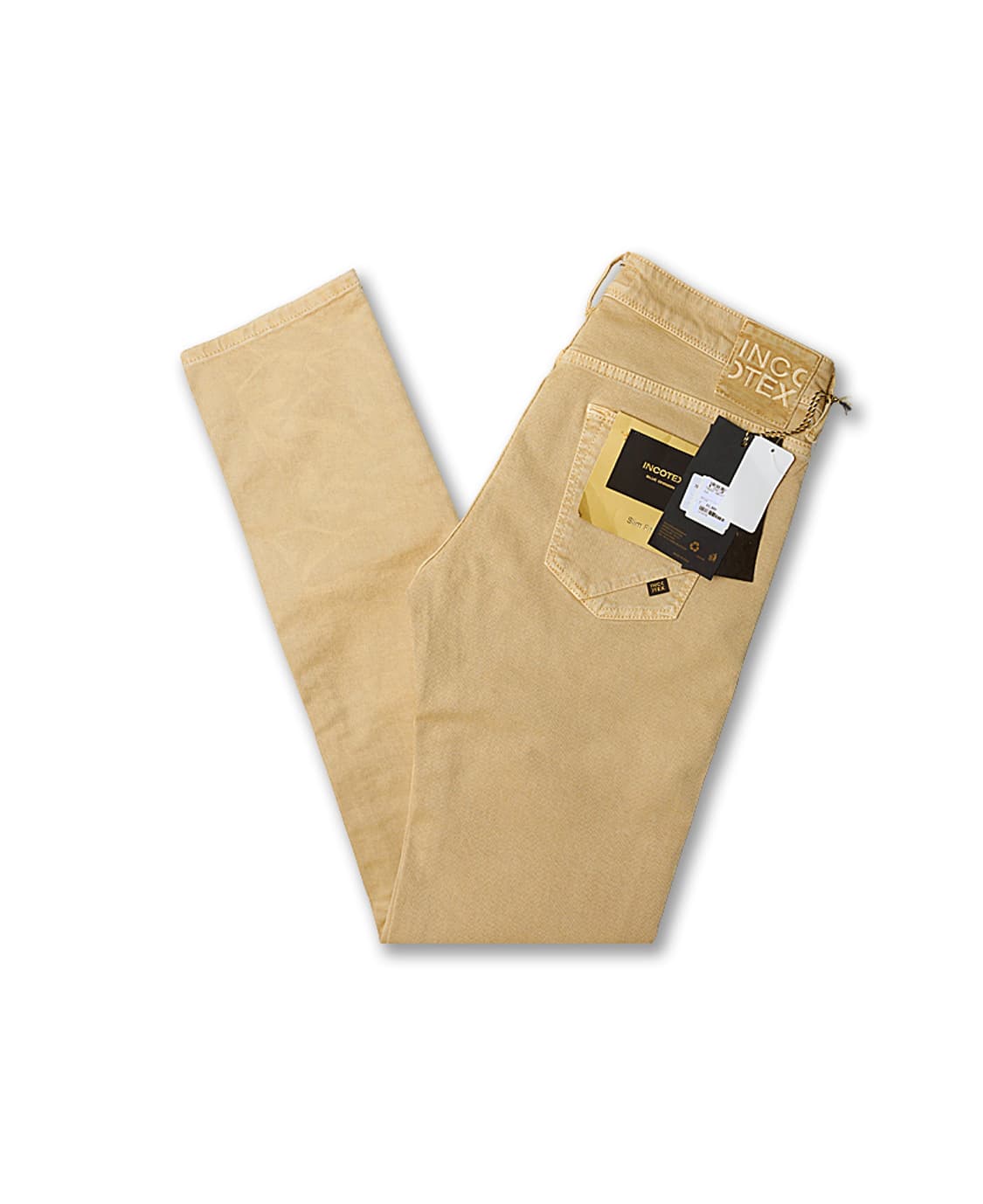 인코텍스 [Incotex] 옐로우 베이지 블루 디비전 이태리 슬림 데님 상품이미지1