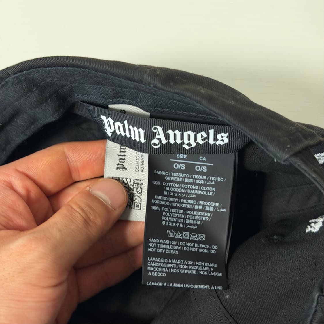 팜엔젤스 Palm Angels 로고 볼캡 상품이미지5