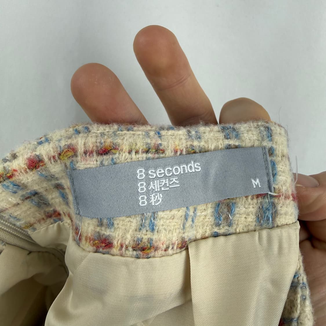 (새상품)(M) 에잇세컨즈 트위드 스커트 상품이미지5