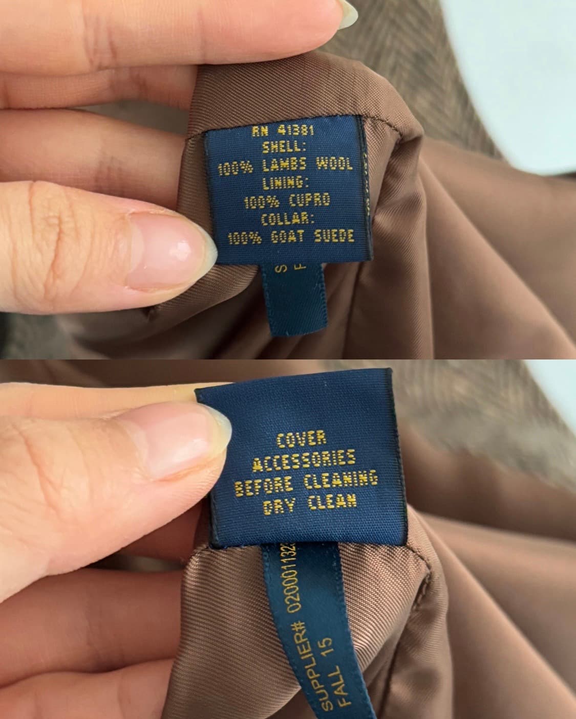 Polo 폴로 랄프로렌 울 헤링본 코트  상품이미지10