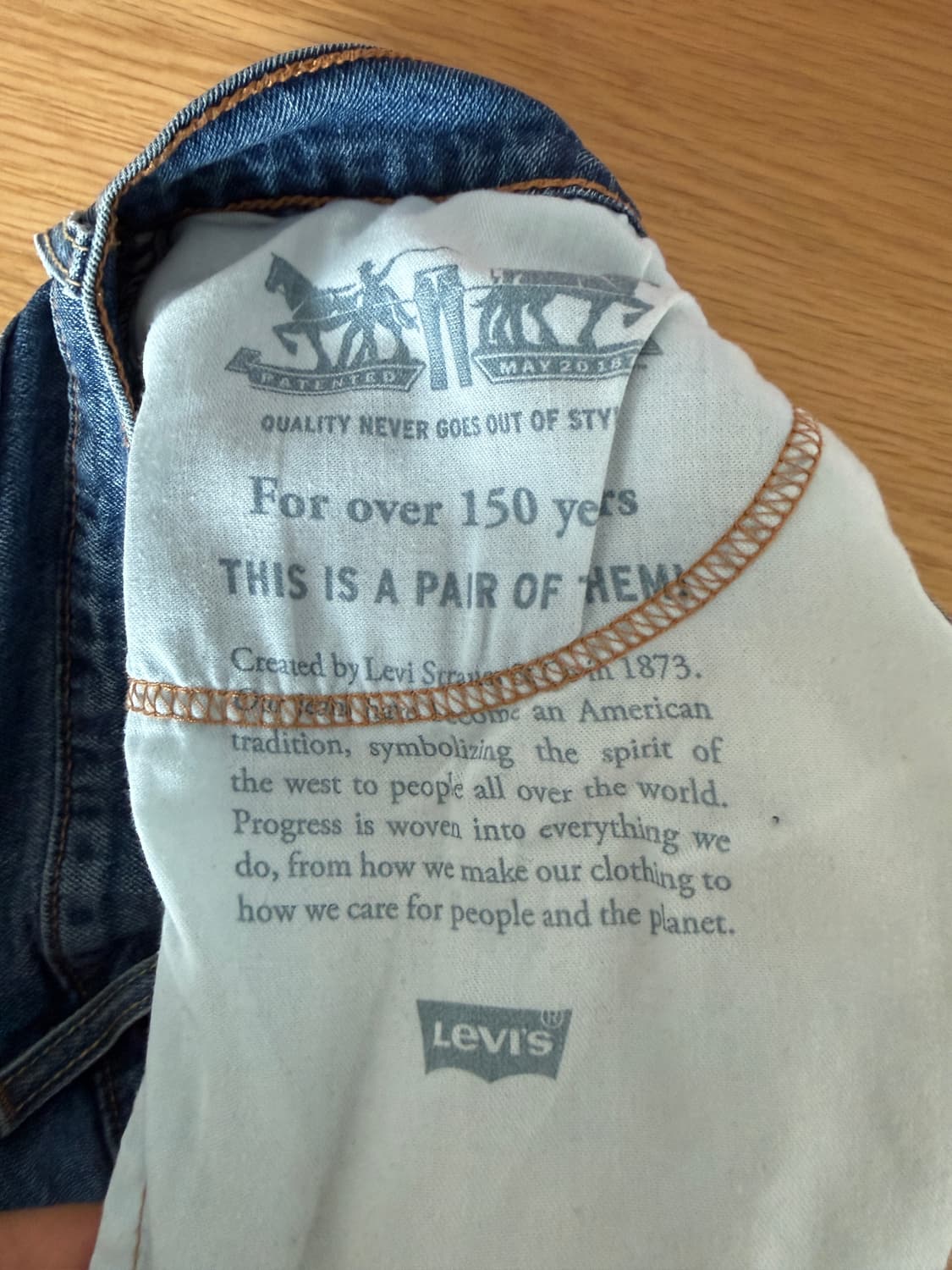 리바이스(Levi's) 502 데님 팬츠 상품이미지7