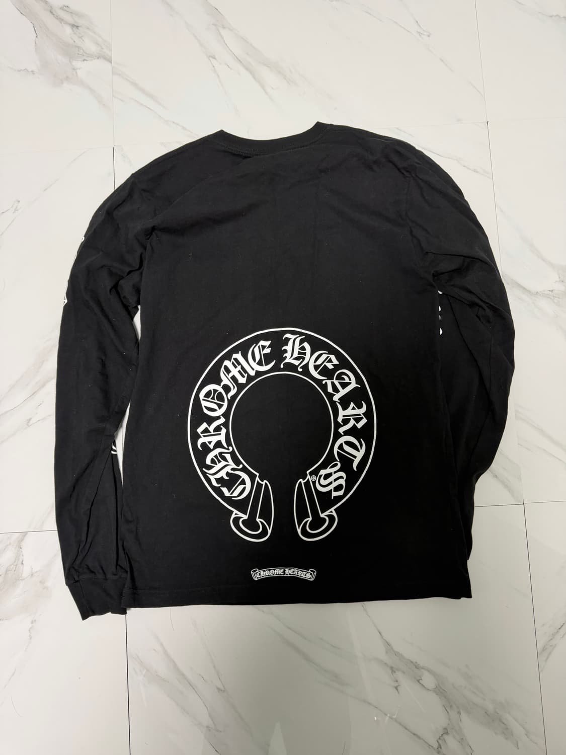 신형 크롬하츠 홀스슈 플로랄 롱슬리브 OG 신세계택 상품이미지4